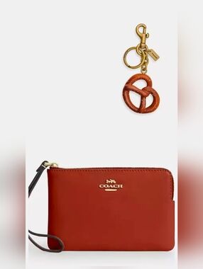 Coach Wristlet And Prezel Charm